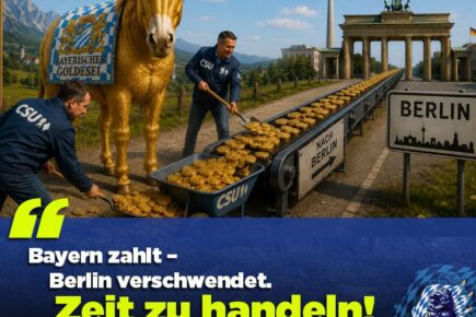Bayern zahlt – und Berlin verschwendet. Zeit zu handeln!