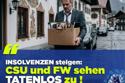 Insolvenzen in Bayern auf Rekordniveau