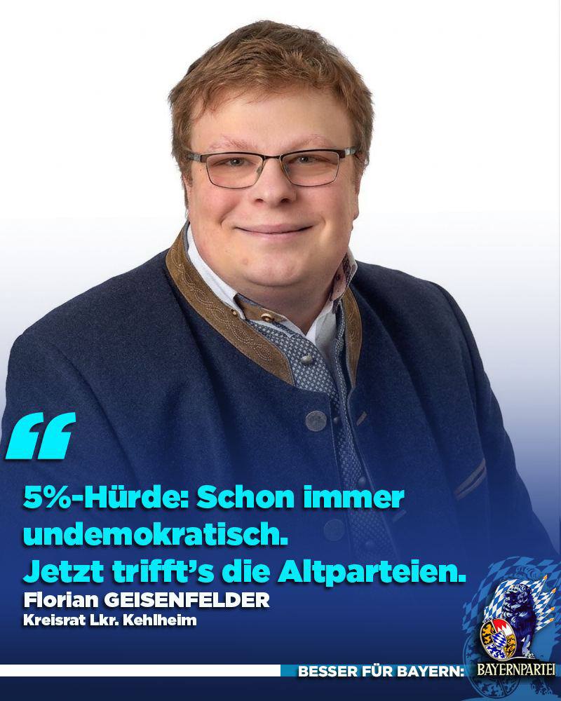 Die 5%-Hürde muss fallen!