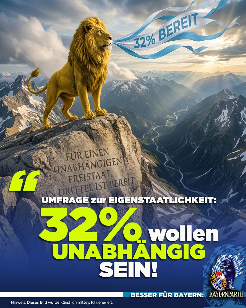 Jeder dritte Bayer will den Austritt aus dem Bund!