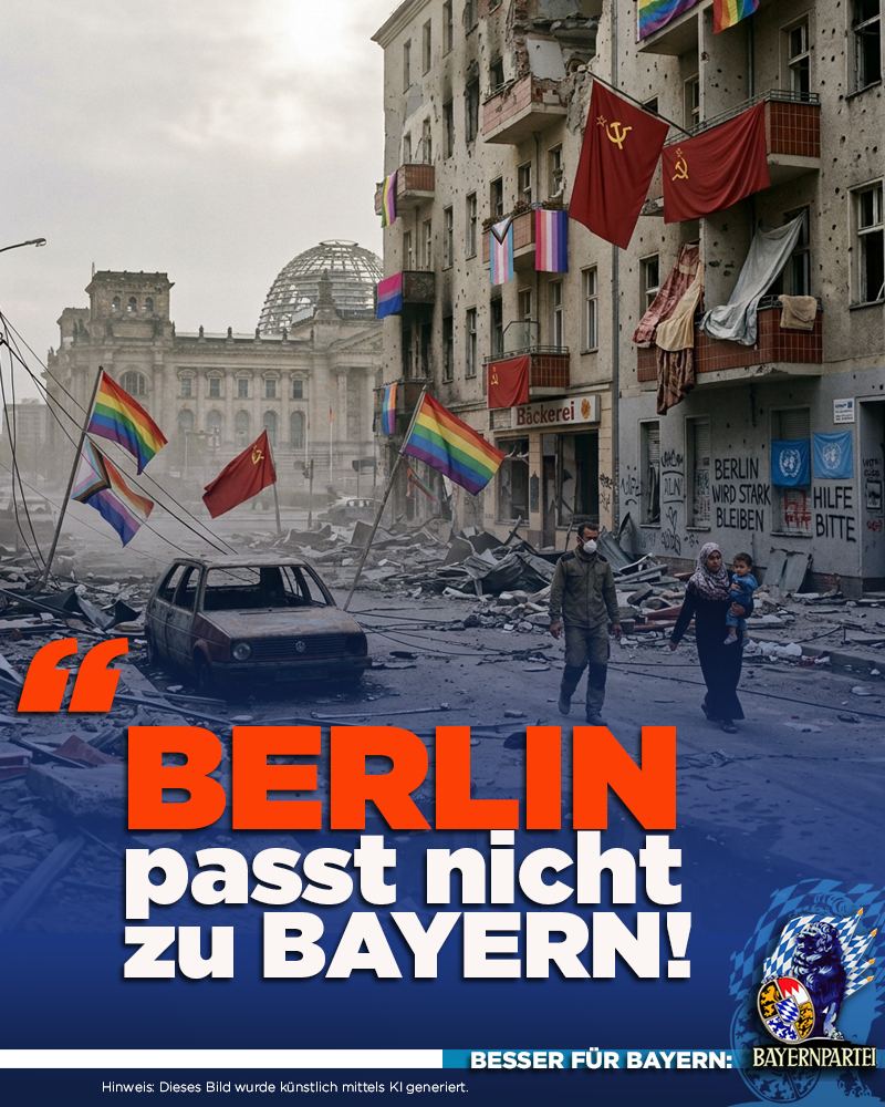 BERLIN PASST NICHT ZU BAYERN!