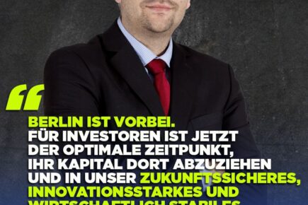 Berlin ist finanziell und politisch im Sturzflug